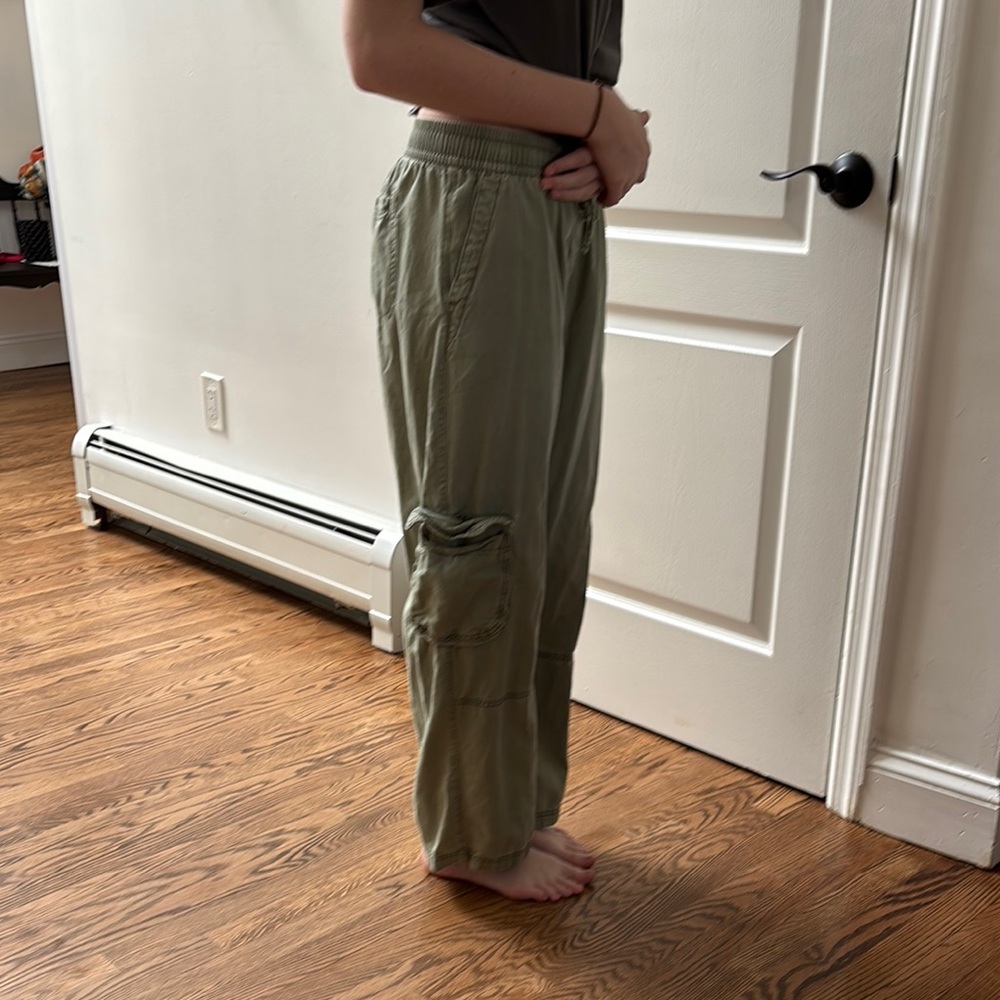 Olive Green Cargo Pants